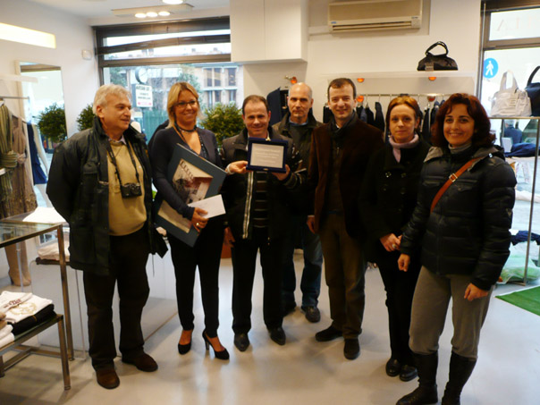 Premiazione miglior vetrina Giorgia
