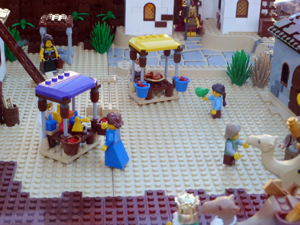 Il presepe della Pro Loco realizzato con i mattoncini della Lego da Cristian Sala