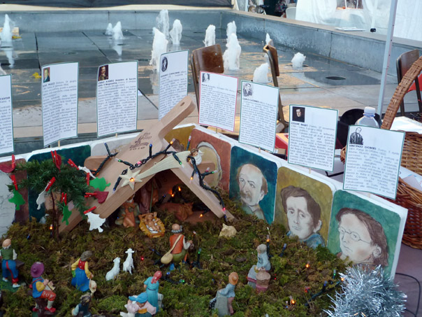 Il presepe della Pro Loco realizzato con i mattoncini della Lego 150 anni dell'unità d'Italia