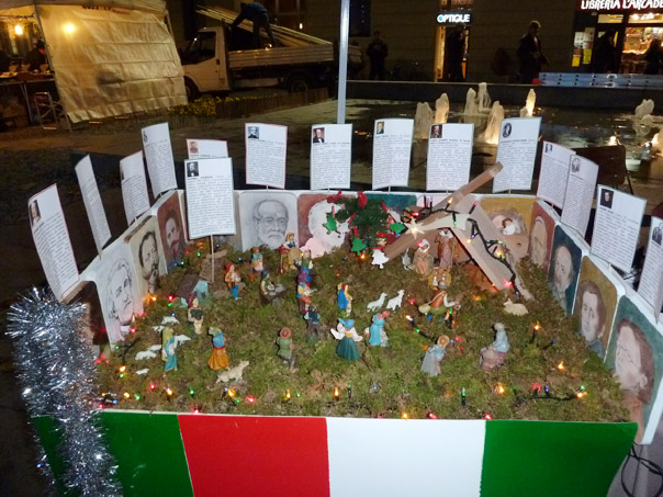 Il presepe della Pro Loco realizzato con i mattoncini della Lego 150 anni dell'unità d'Italia